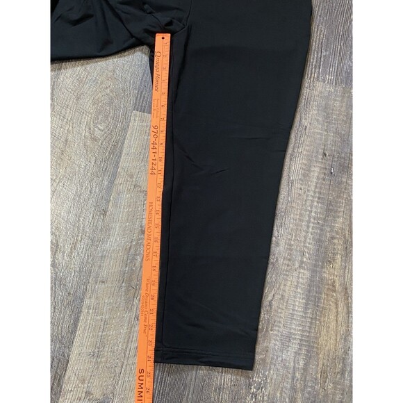 J Jill Pure Jill Affinity French Terry Slim Crop Pants Medium Black Pockets - Picture 7 of 7